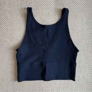 Lululemon Crop Tank/Bra (Navy, 8)